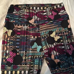 LuLaRoe Minnie Mouse one size leggings, never worn